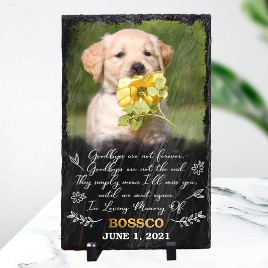 Personalized Pet Rock Slate - Pet Sympathy Gift