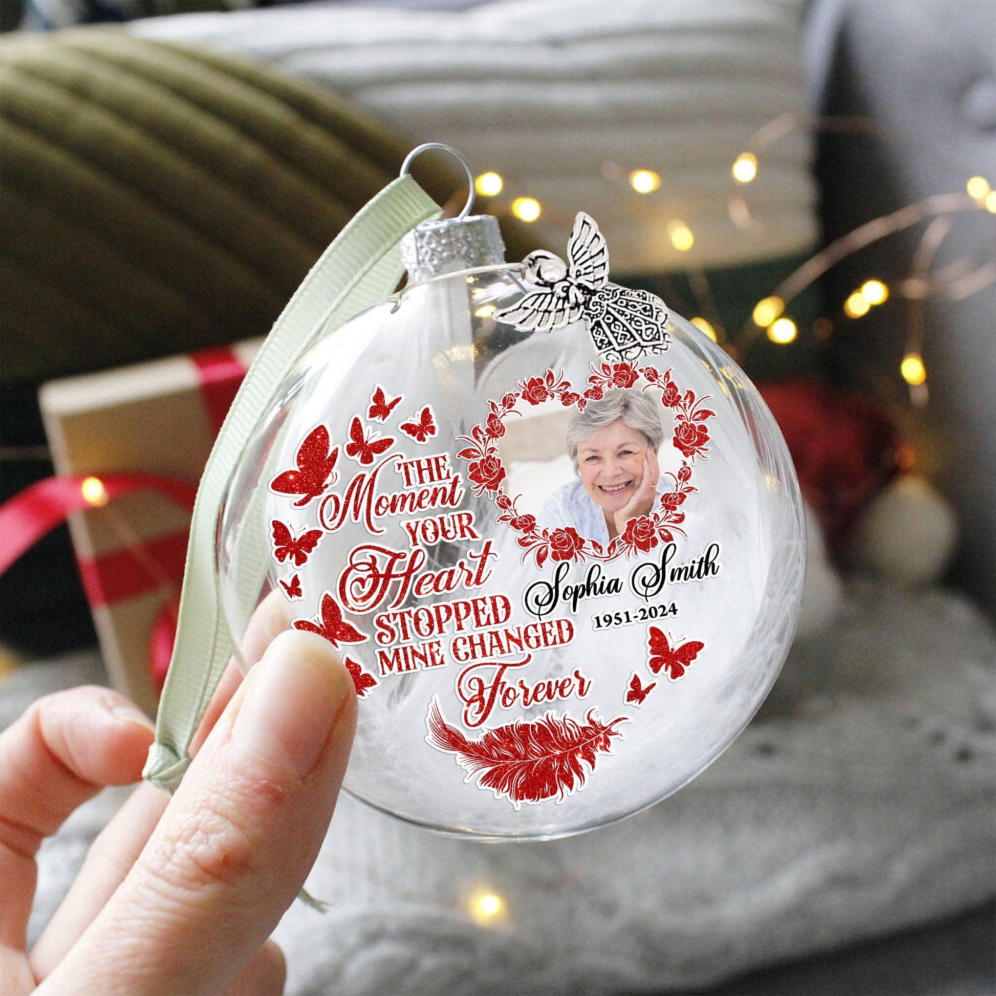 Angel Hanging Memorial Ornament - Heaven Keepsake Gift