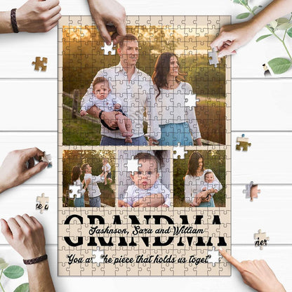 Personalized Photo Puzzle - Jigsaw Puzzle For Mother's Day Gift
