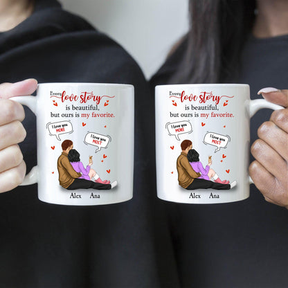 Our Love Story Valentine's Mug - Custom Mugs Gift for Her