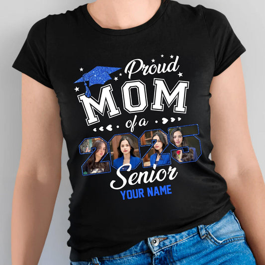 Proud Mom Of 2025 Senior - Graduation Class Of 2025 Unisex T-Shirt