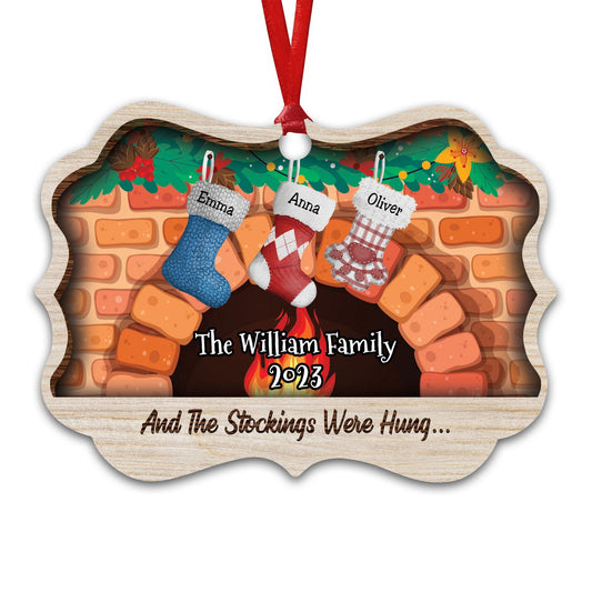 Personalized Aluminum Ornament - It's The Most Wonderful Time