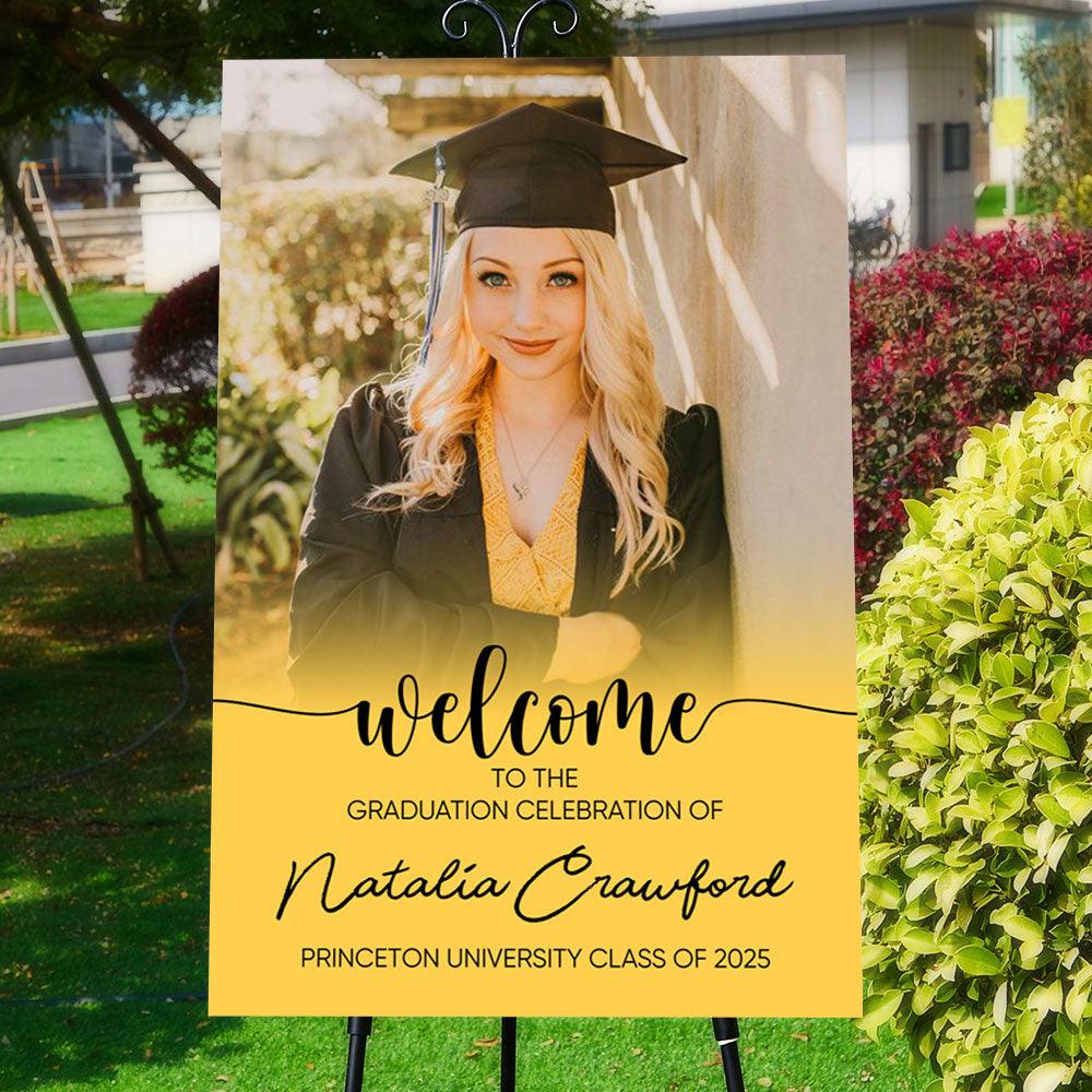 2025 Color Grad Sign - Personalized Graduation Decoration