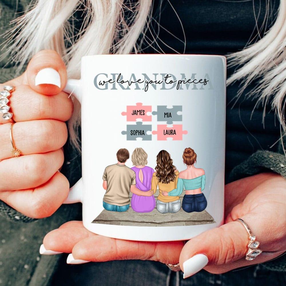 We Love You To Pieces Mug - Gift For Mom - Personalized Gift