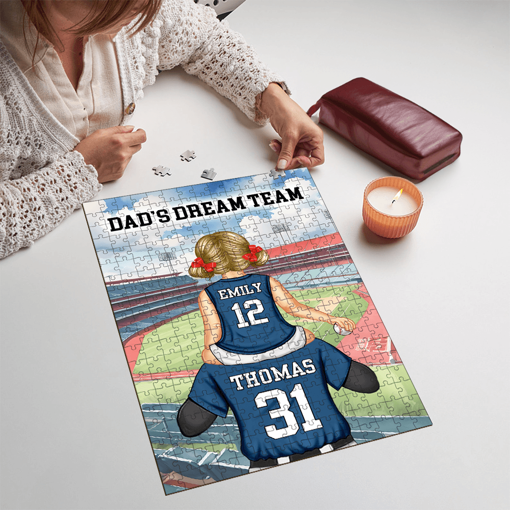 Dad Dream Puzzle - Jigsaw Puzzle Picture Puzzle - Family Gift