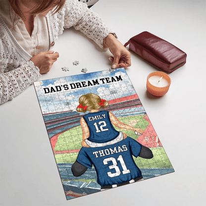 Dad Dream Puzzle - Jigsaw Puzzle Picture Puzzle - Family Gift