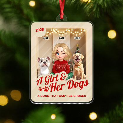 A Bond That Can't Be Broken - Personalized Custom Acrylic Ornament