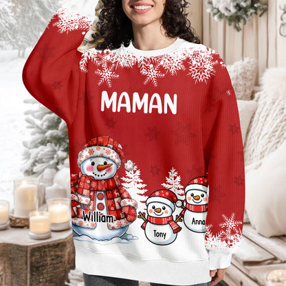 Snowman Christmas - Custom Funny Ugly Sweatshirt