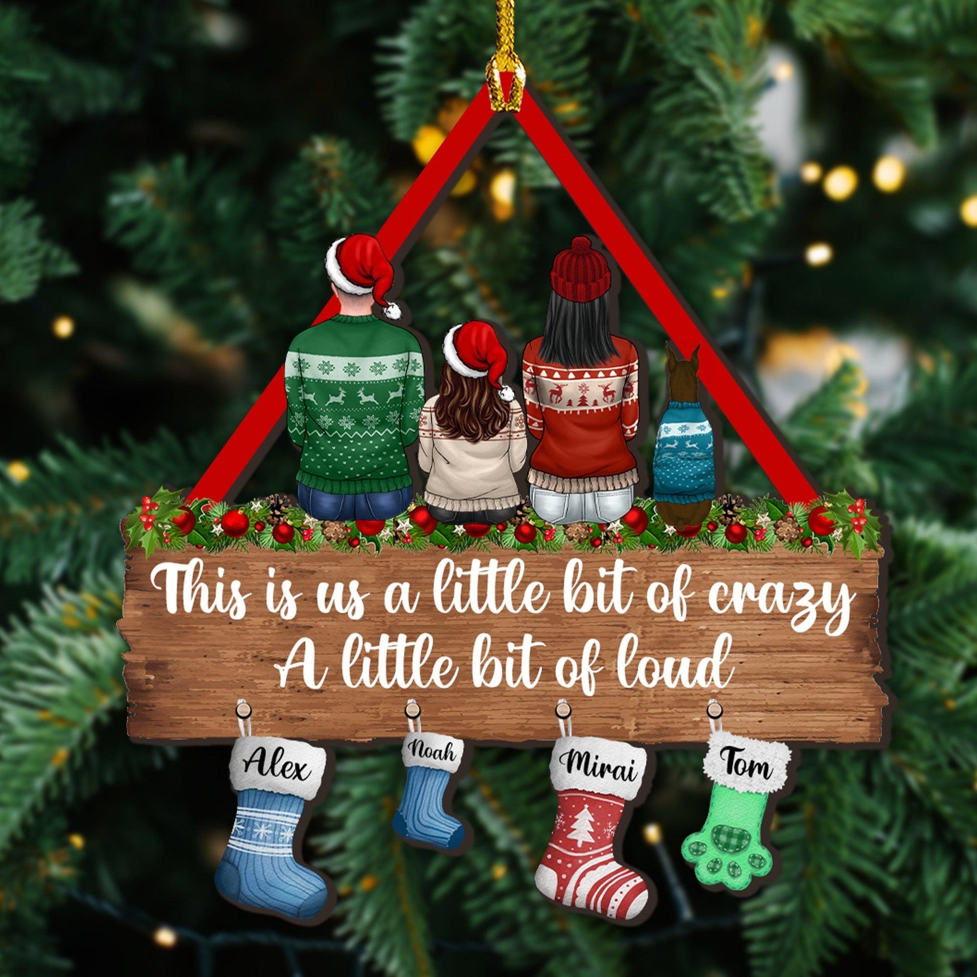 This Is Us Christmas Ornament - Wood Ornament 1 Layered