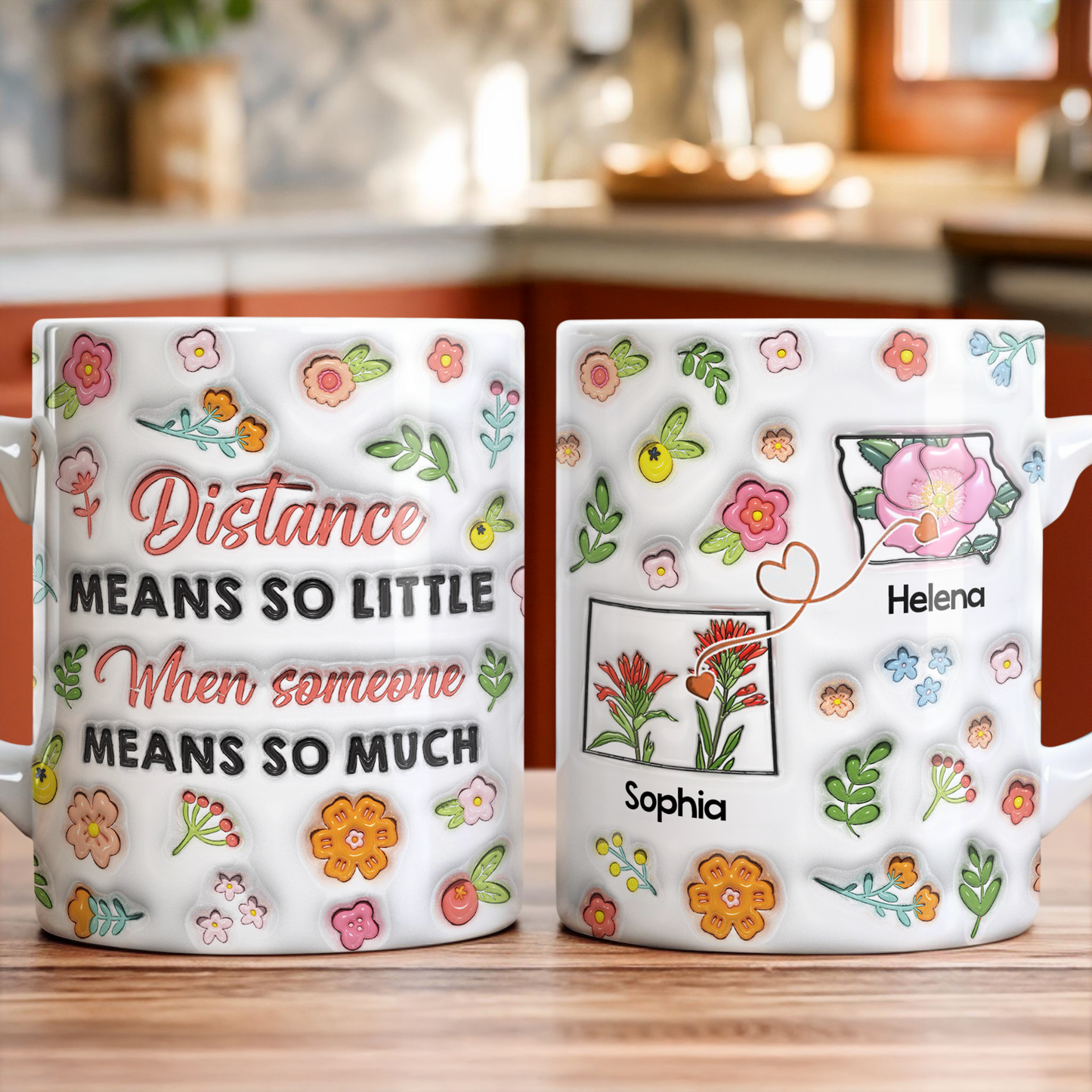 Distance Means So Little - Personalized Custom 3D Inflated