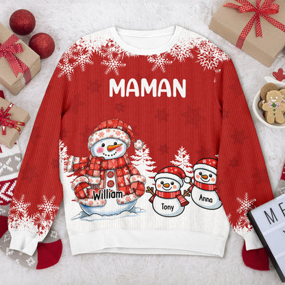 Snowman Christmas - Custom Funny Ugly Sweatshirt