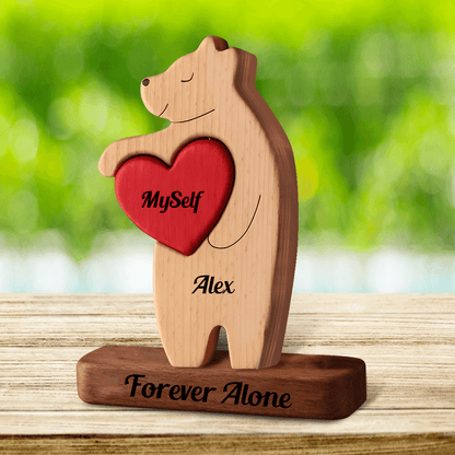 Only Bears Family Puzzle - Custom Name - Gifts For Mother's Day