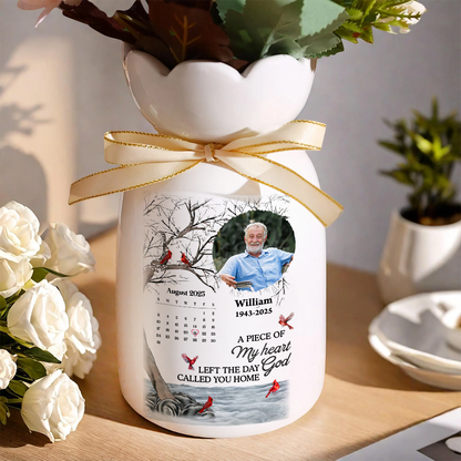 My Heart Changed Forever Flower Pot - Personalized Custom Home Decor Flower Vase