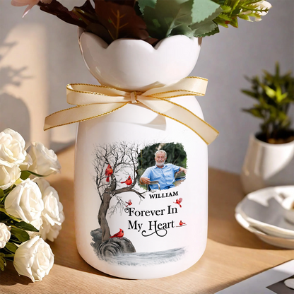 I am Always With You Flower Pot - Personalized Custom Home Decor Flower Vase