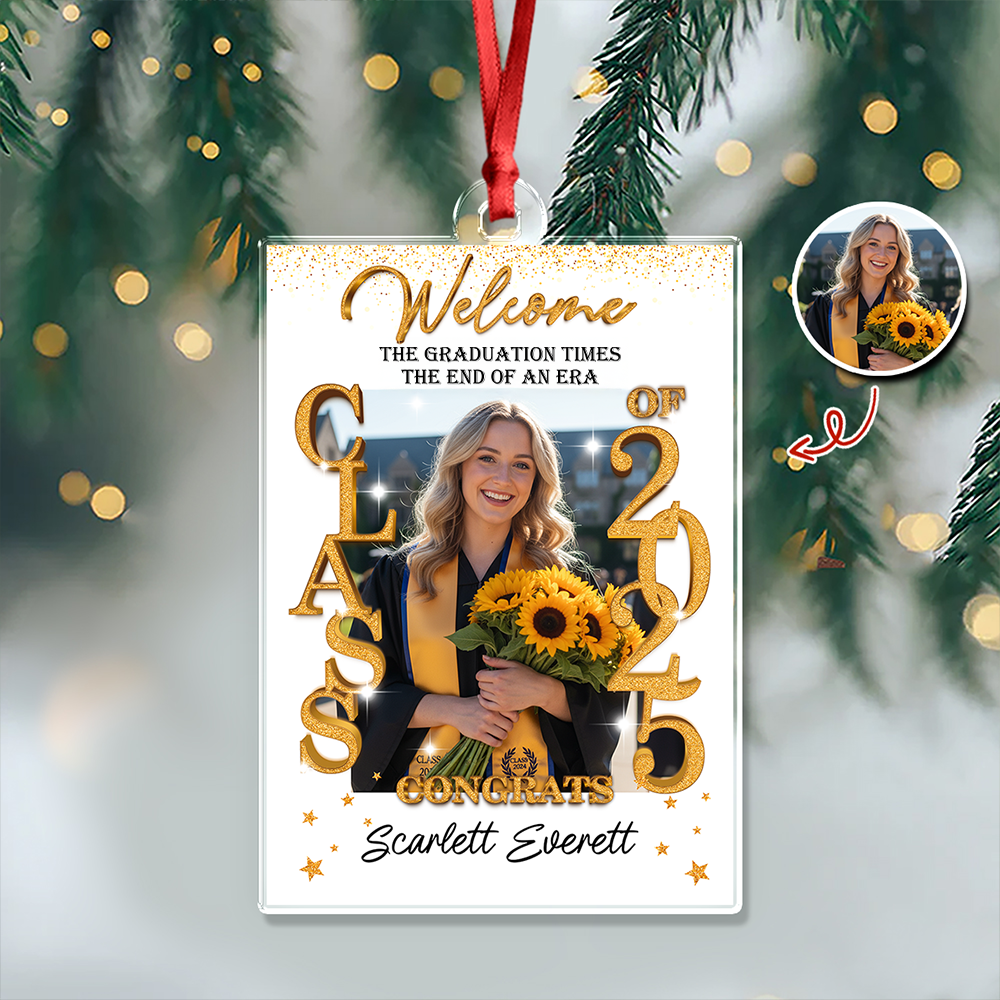 The End Of An Era  - Personalized Custom Acrylic Ornament