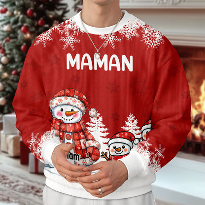 Snowman Christmas - Custom Funny Ugly Sweatshirt