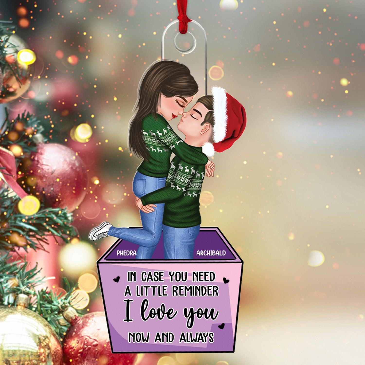 Couple Christmas Reminder Ornament - Personalized Acrylic