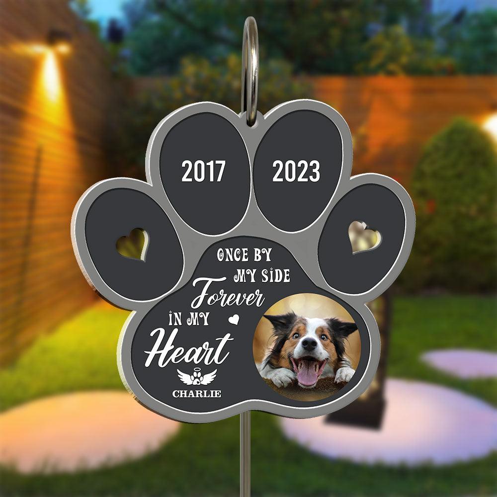 Forever In My Heart - Personalized Memorial Garden Slate