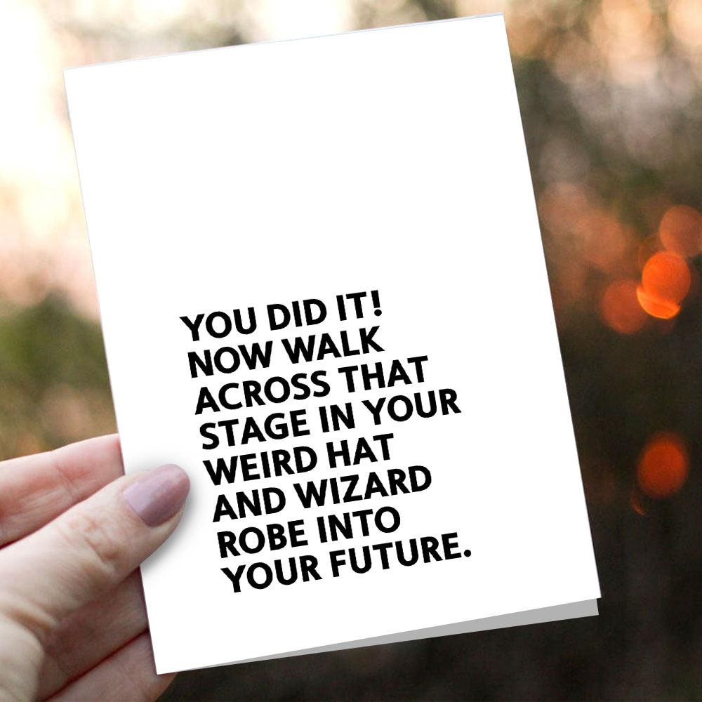 Non-custom You Did It Proud Card - Personalized Greeting Card