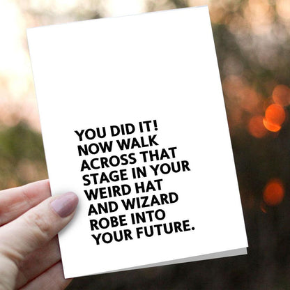 Non-custom You Did It Proud Card - Personalized Greeting Card