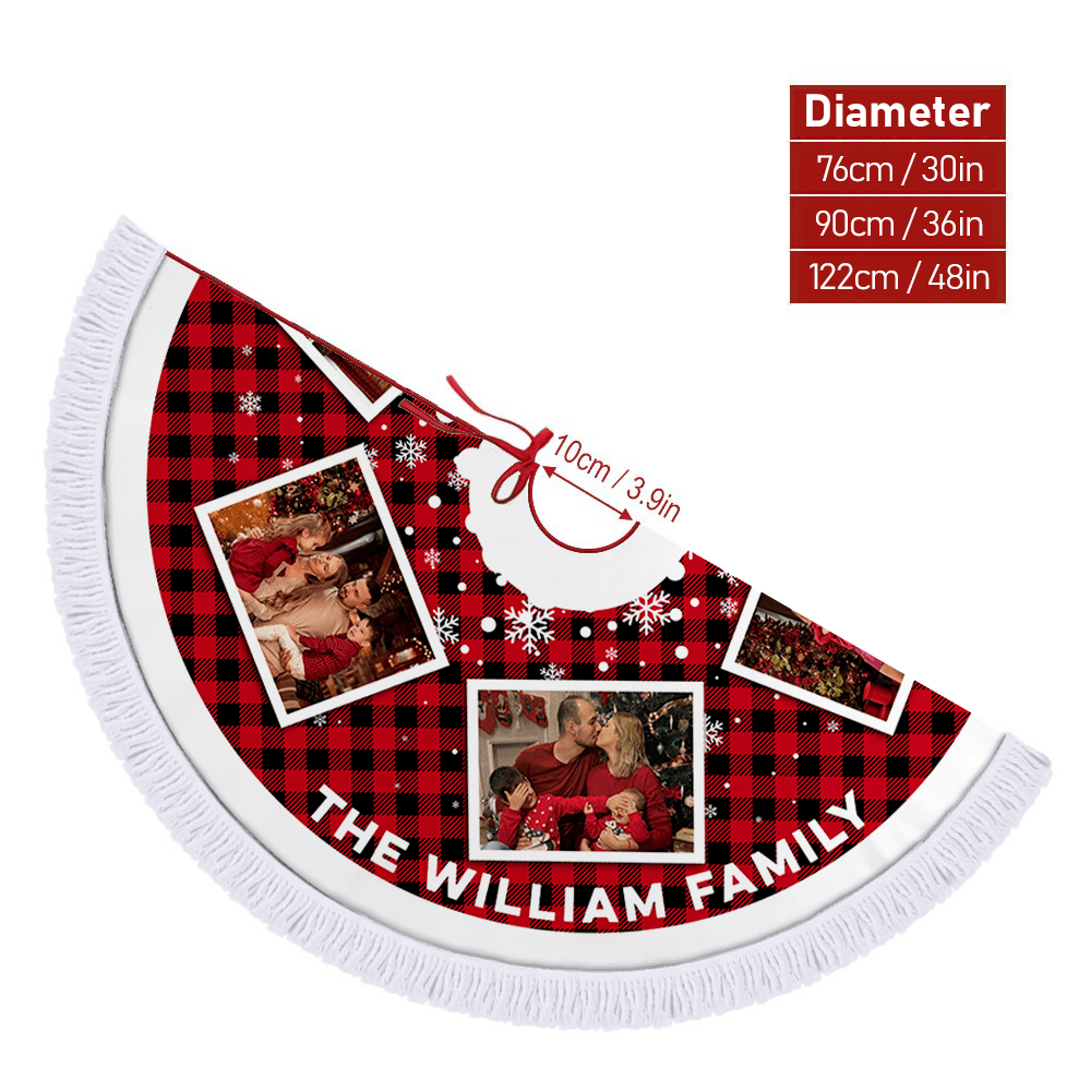 Christmas Tree Skirt - Personalized Home Decor - Tree Cover