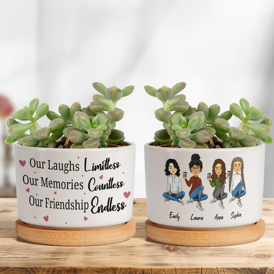 Our Laughs Are Limitless - Personalized Custom Plan Pot