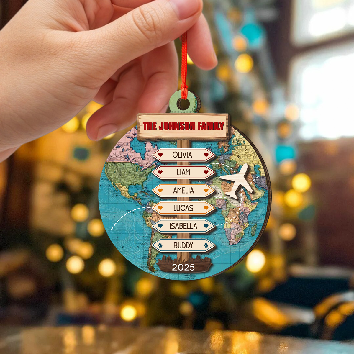 2025 Adventure Wood Ornament - Wood Ornament 2 Layered