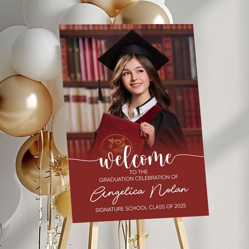 2025 Color Grad Sign - Personalized Graduation Decoration