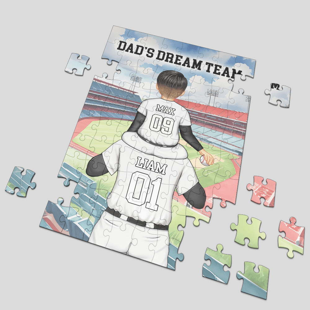 Dad Dream Puzzle - Jigsaw Puzzle Picture Puzzle - Family Gift