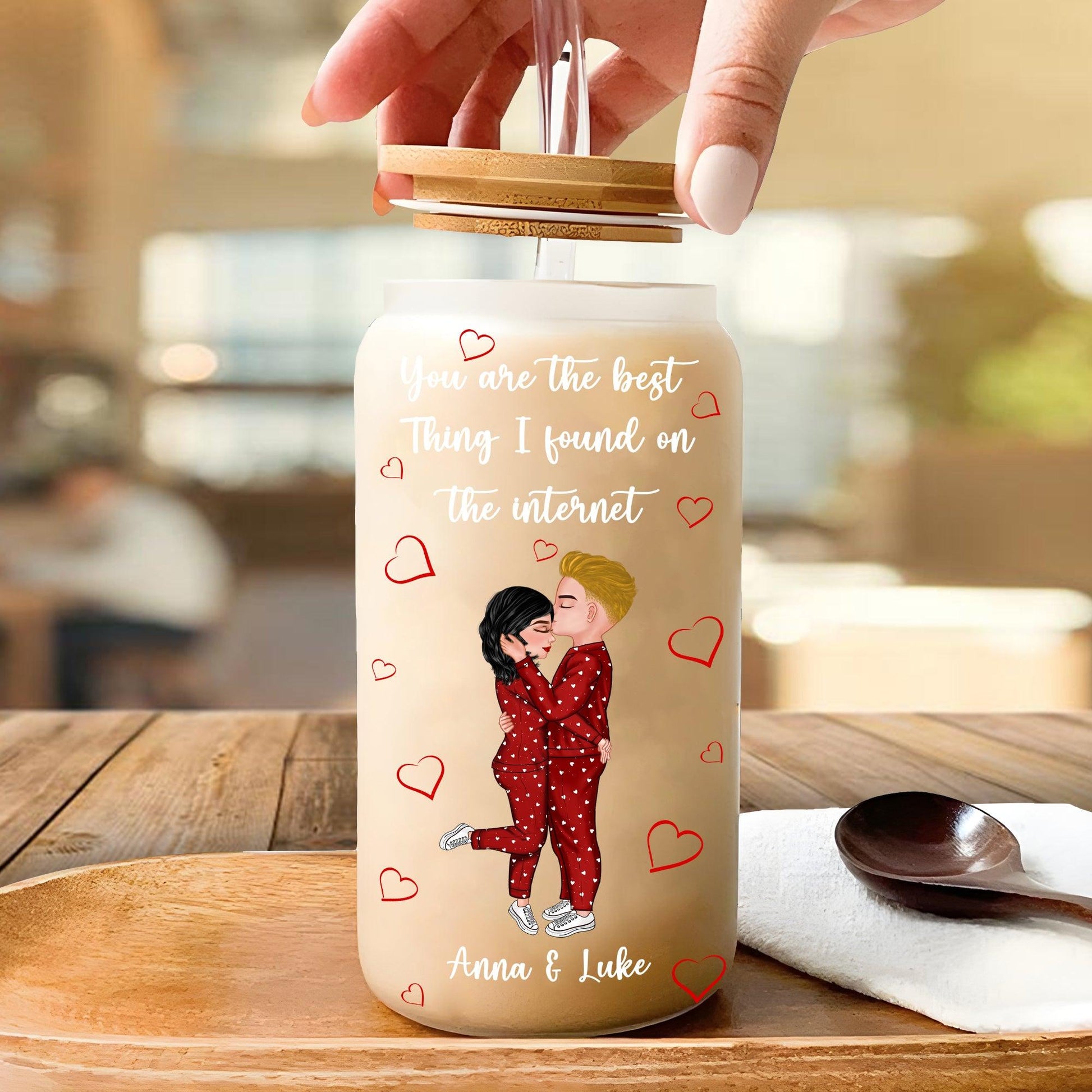 Best Thing Internet Glass Bottle - Personalized Glass Bottle