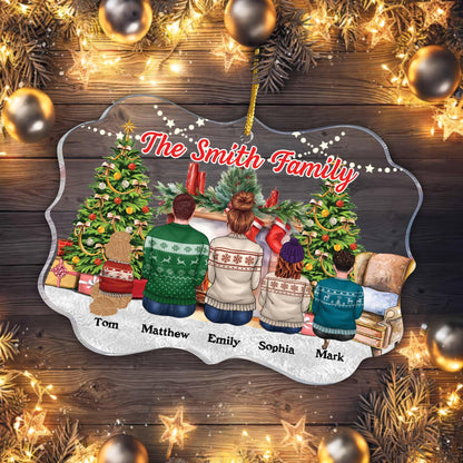 Family Name Christmas Gifts - Personalized Acrylic Ornament