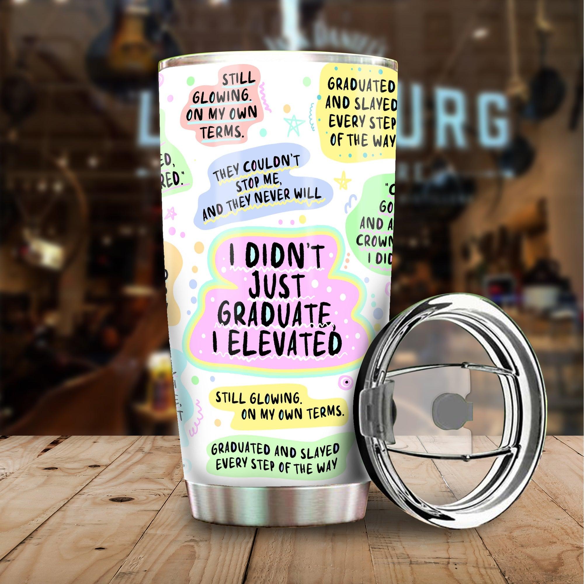 2025 Grad Tumbler - Class of 2025 Note For You Gift Him and Her