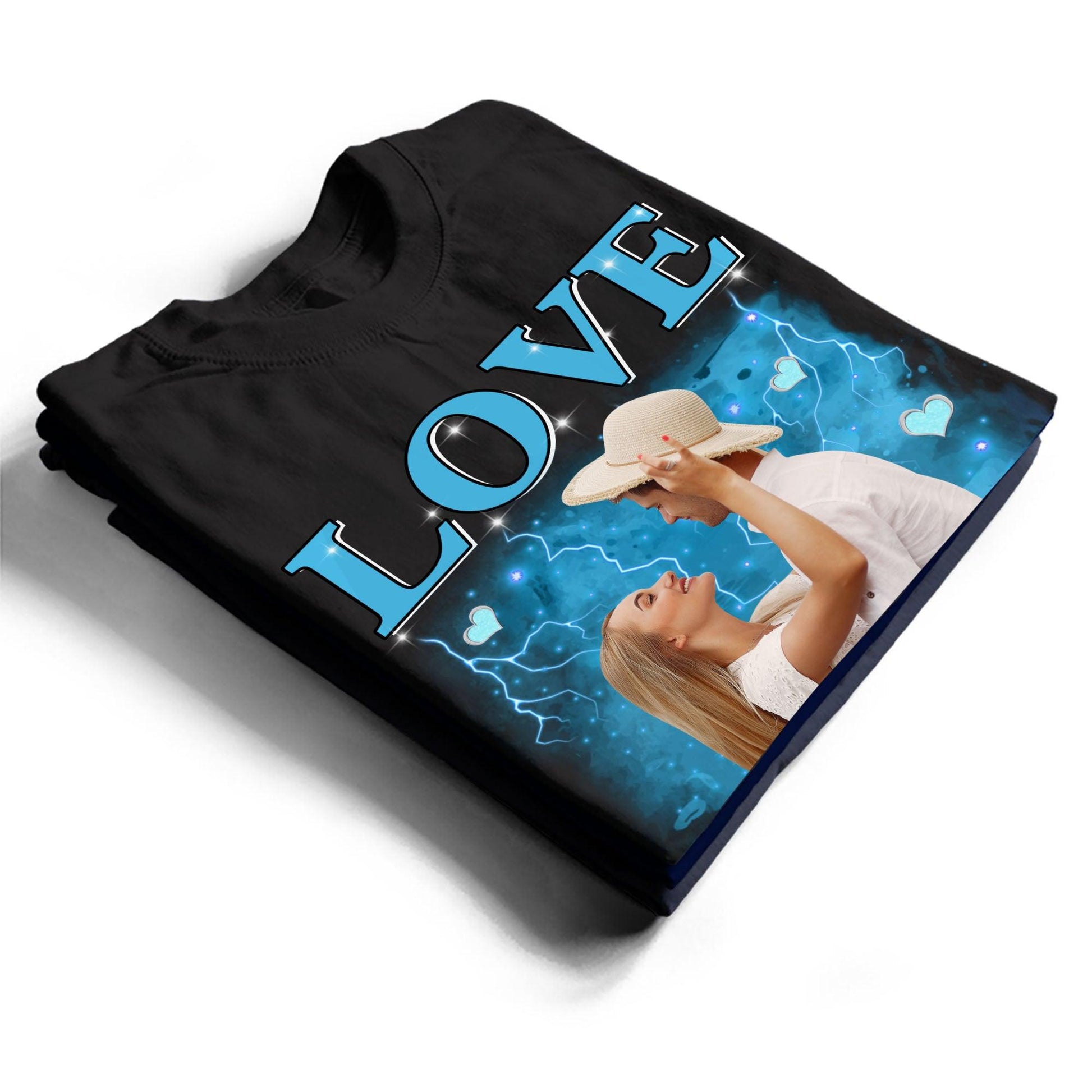 Photo Vintage Valentine Tee - Personalized Custom Unisex T-Shirt