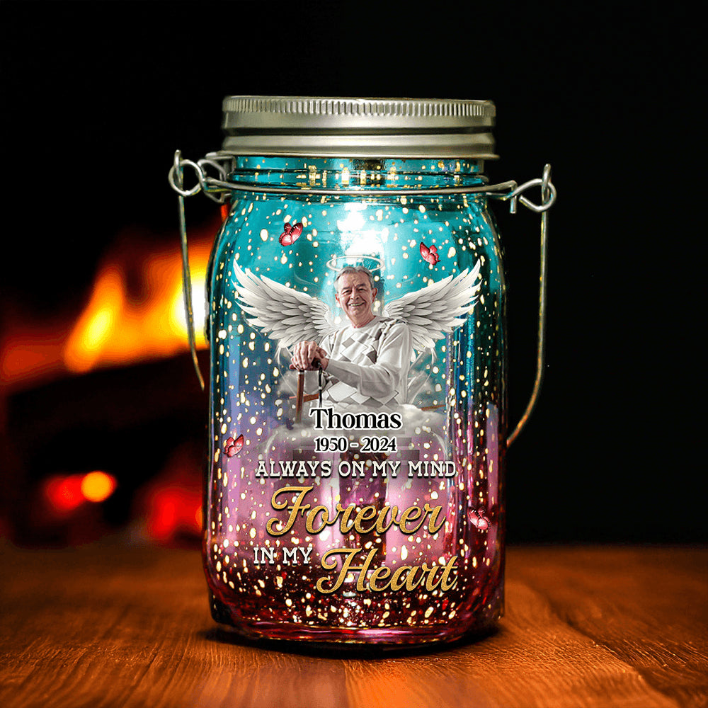 Your Wings Were Ready - Personalized Solar Memorial Light
