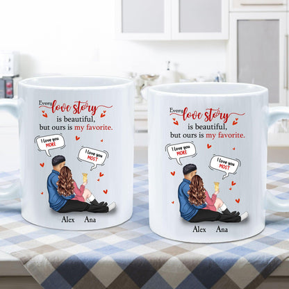 Our Love Story Valentine's Mug - Custom Mugs Gift for Her