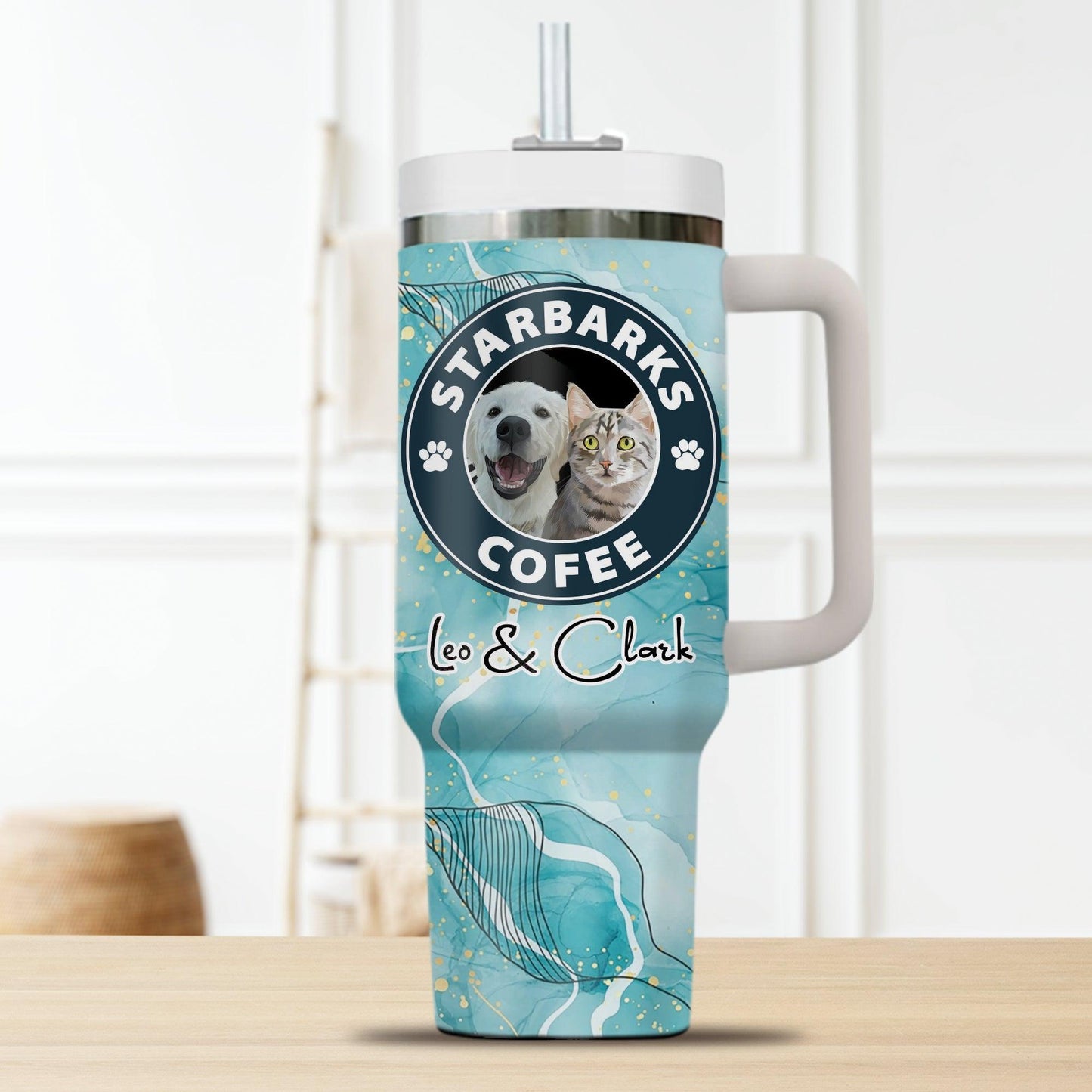 This Human Belong To Paw - Personalized Custom Tumbler For Him/Her