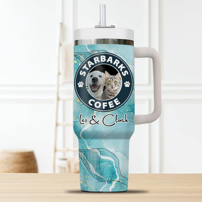 This Human Belong To Paw - Personalized Custom Tumbler For Him/Her