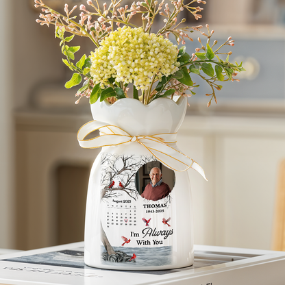 My Heart Changed Forever Flower Pot - Personalized Custom Home Decor Flower Vase