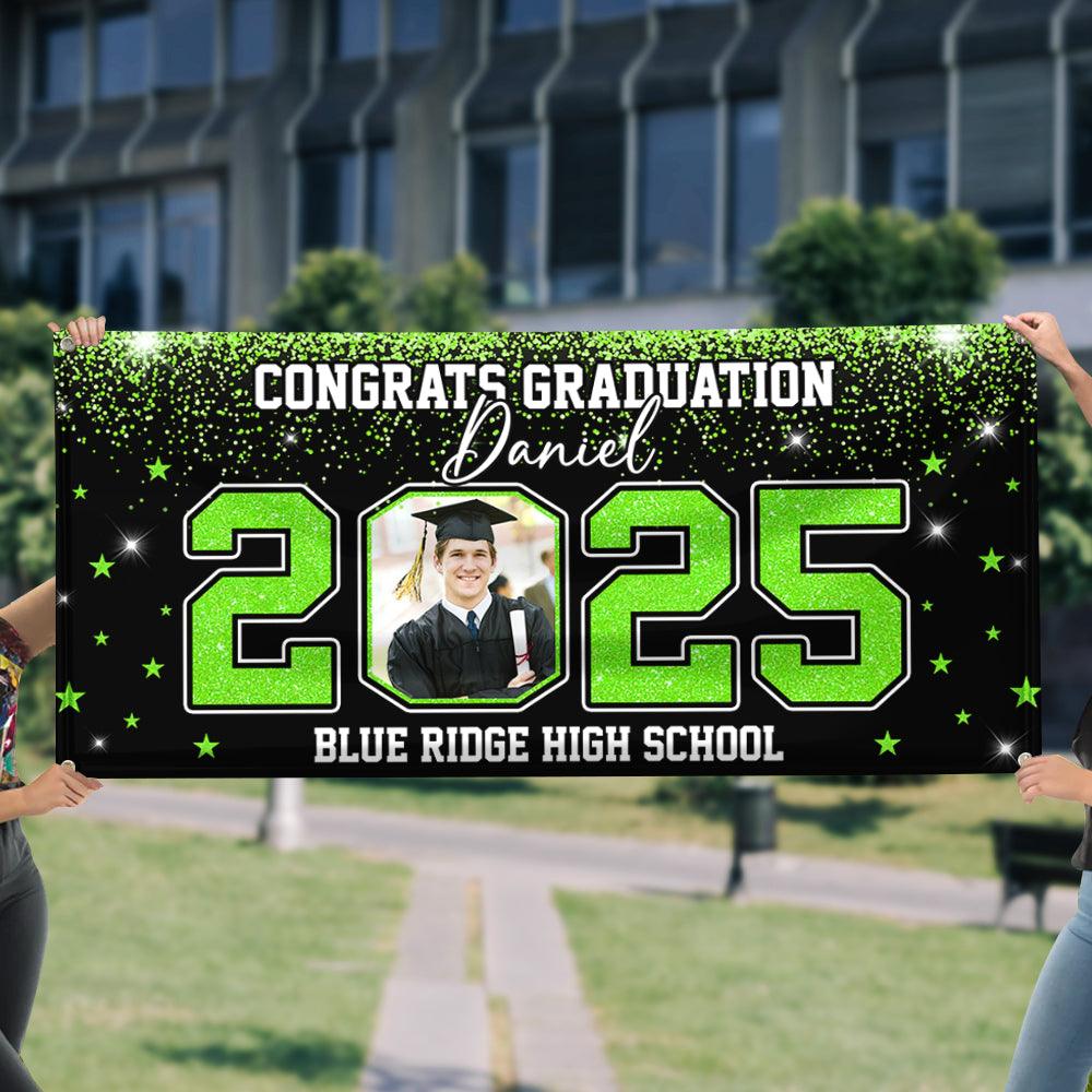 Class Of 2025 Custom Photo - Graduation Banner - Unique Graduation Gift - Door Banner