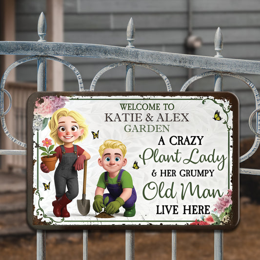 Welcome To Our Home - Personalized Custom Metal Sign