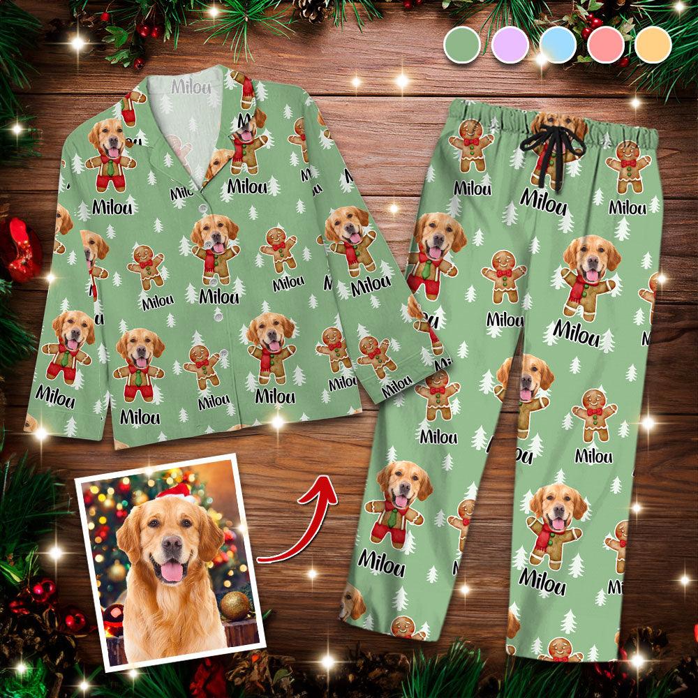 Gingerbread Pajama Set - Custom Photo Christmas Pajamas