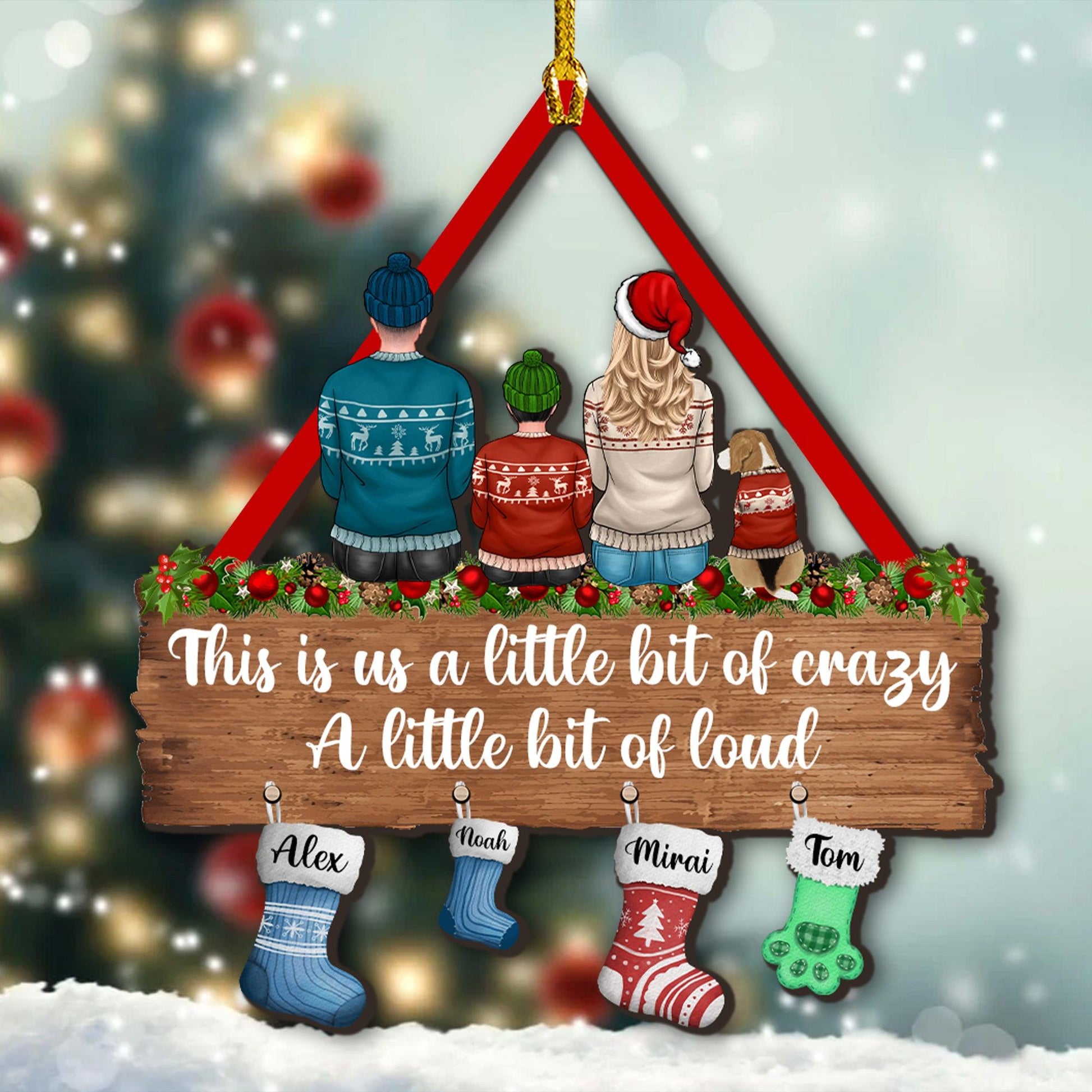 This Is Us Christmas Ornament - Wood Ornament 1 Layered