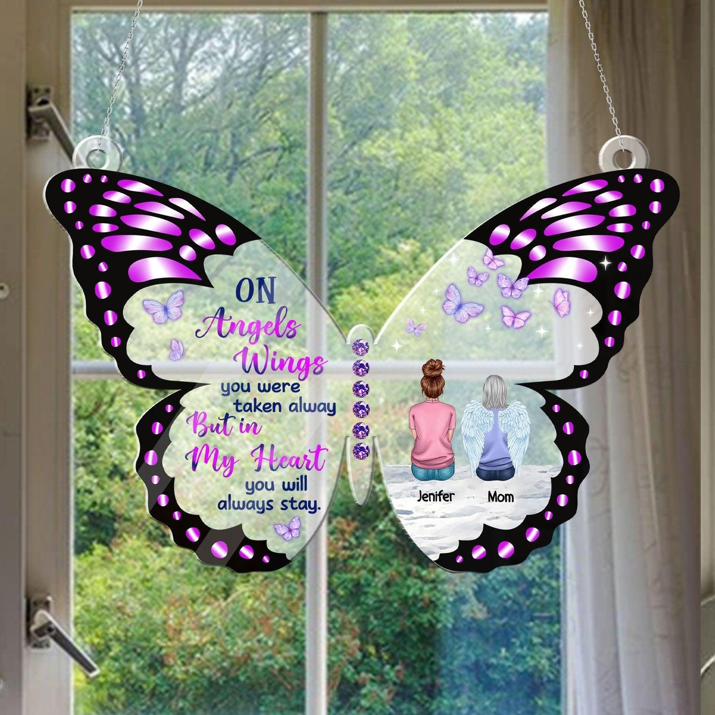 You Will Always Stay In My Heart - Personalized Hanging Acrylic