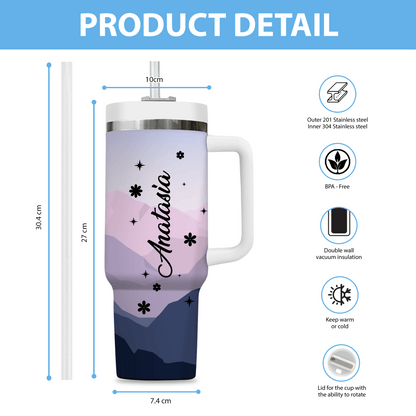 To Your Family You Are The World Tumbler - Personalized Custom Tumbler