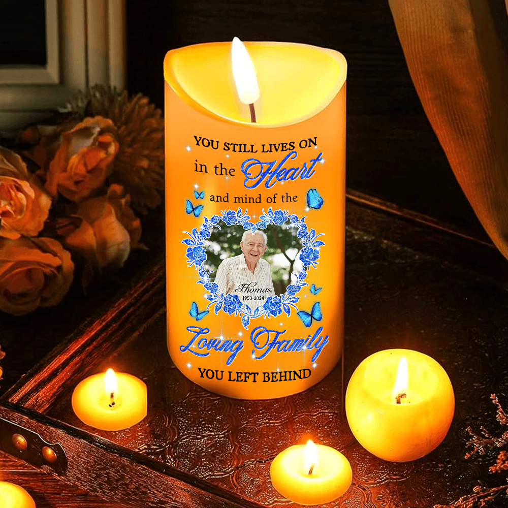 Custom Photo Memories LED Candle - Personalized Gift