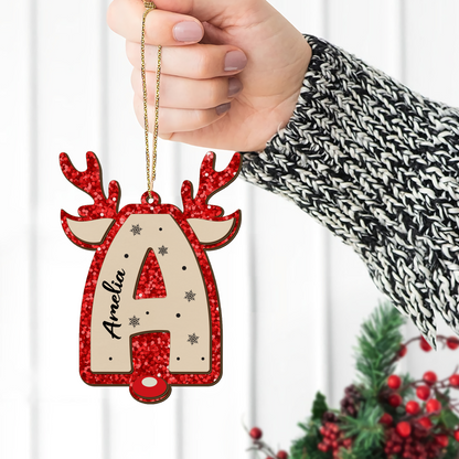 Weihnachtsschmuck Familie - Holzschmuck in individueller Form - 2-lagiger Holzschmuck 