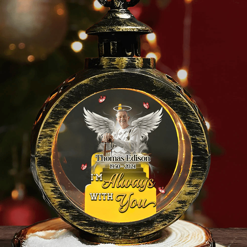 Forever In My Heart - Personalized LED Lantern - Memorial Gift