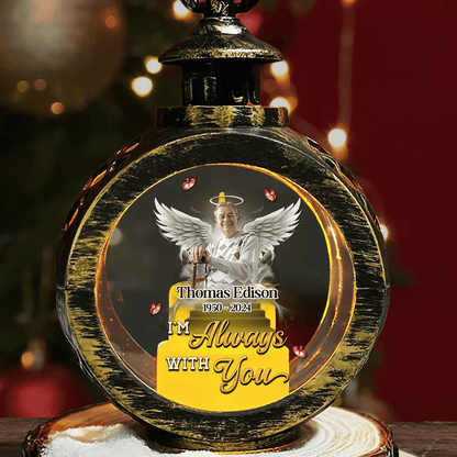Forever In My Heart - Personalized LED Lantern - Memorial Gift