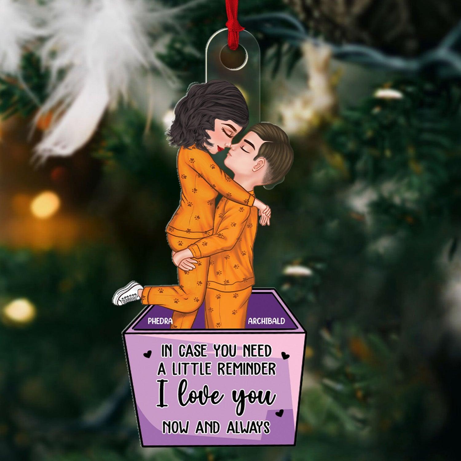 Couple Christmas Reminder Ornament - Personalized Acrylic