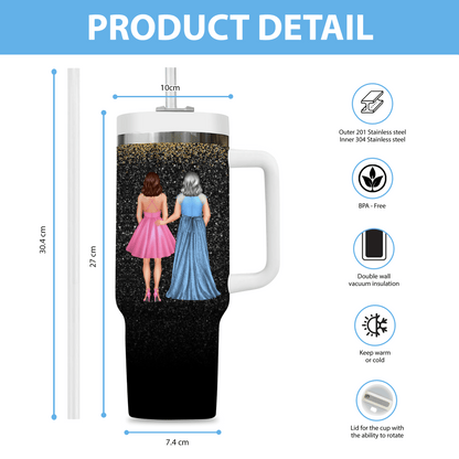 Commission Best Mom Ever - Personalized Custom Tumbler For Her Gift